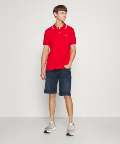 Lacoste Polo - Rouge/blanc -Lacoste Soldes Magasin a969cdd237904d3d909860176b4fb861