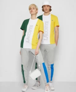 Lacoste UNISEX - T-shirt Imprimé - White/green Broom -Lacoste Soldes Magasin a9bc4c81714b4ceaba50d138231cafbc