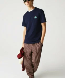Lacoste T-shirt Basique - Bleu Marine