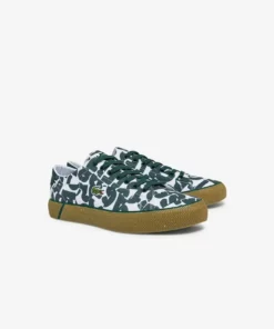 Lacoste GEVULCANISEERDE - Baskets Basses - Wht Dk Grn -Lacoste Soldes Magasin ac6d494859444e47a5af22294931f239