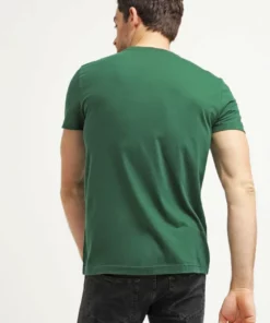 Lacoste T-shirt Basique - Green -Lacoste Soldes Magasin ac8883e9a1d643e081fb2f0512f37539