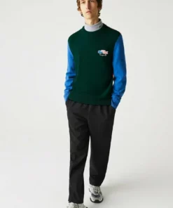 Lacoste Pullover - Vert Bleu Rose
