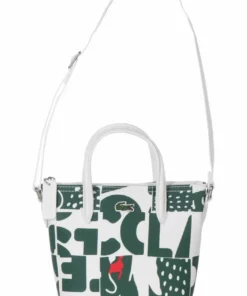 Lacoste Sac à Main - Allover Print Croco Carre