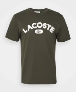 Lacoste T-shirt Imprimé - Baobab -Lacoste Soldes Magasin b05219a0a319492bbd3d9e94b5559224