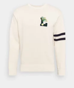 Lacoste Pullover - Beige/bleu Marine -Lacoste Soldes Magasin b0d190457e494928a24e4793efde035a