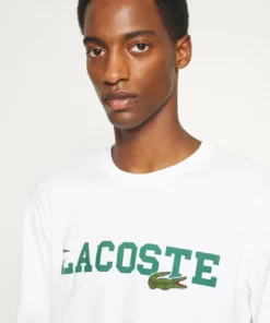 Lacoste T-shirt à Manches Longues - White -Lacoste Soldes Magasin b15933d445d34d3593701e6aa702f576