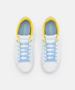 Lacoste CARNABY EXCLUSIVE - Baskets Basses - White/light Blue -Lacoste Soldes Magasin b1c339e54f9e4fb6b257639c2fa384e8