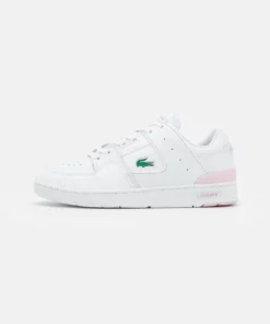 Lacoste COURT CAGE - Baskets Basses - White/light Pink