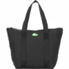 Lacoste JEANNE - Sac à Main - Noir Vert Fluo