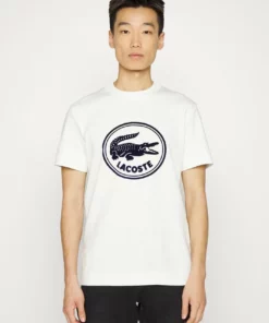 Lacoste T-shirt Imprimé - Farine