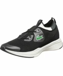 Lacoste RUN SPIN - Baskets Basses - Blk/off Wht -Lacoste Soldes Magasin b5146f5c2f314329be089844688b9404