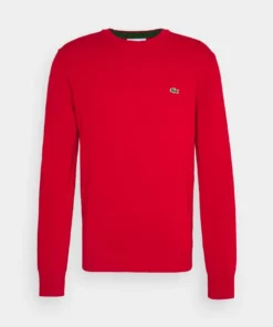 Lacoste Pullover - Red -Lacoste Soldes Magasin b70de3a109234dedb5ada2cc871e165f