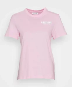 Lacoste T-shirt Basique - Light Red -Lacoste Soldes Magasin b7690006a3cb4f888caf7e7a82a16cd6