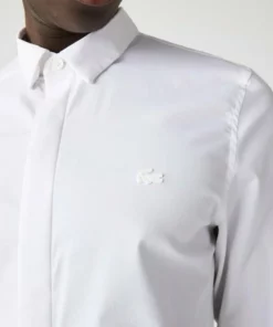 Lacoste Chemise - Blanc 10 Lacoste Chemise - Blanc -Lacoste Soldes Magasin b811f9cdace1453b87e835b34107a423