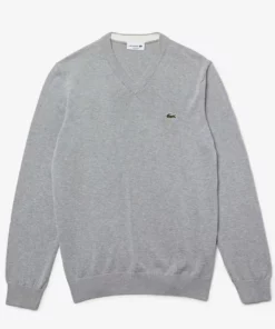 Lacoste Pullover - Gris Chine -Lacoste Soldes Magasin b8229b281a68470a85d0268cb51ec89b