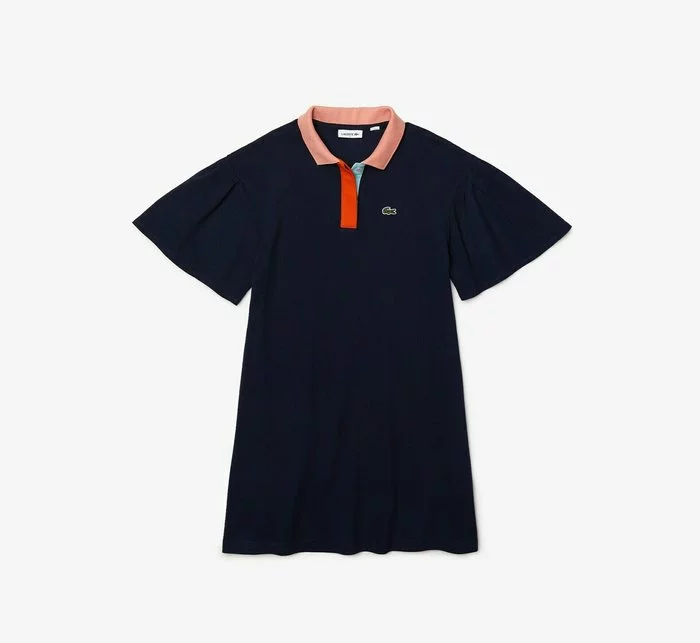 Lacoste Robe De Jour - Bleu Marine / Blanc 4 Lacoste Robe De Jour - Bleu Marine / Blanc – Image 4