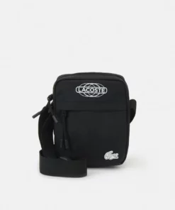 Lacoste UNISEX EXCLUSIVE - Sac Bandoulière - Noir Blanc