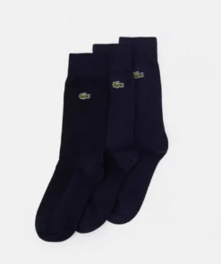 Lacoste 3 PACK - Chaussettes - Marine/vert