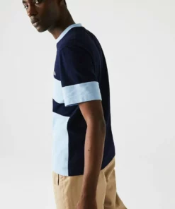 Lacoste T-shirt Imprimé - Bleu Marine / Bleu Clair 8 Lacoste T-shirt Imprimé - Bleu Marine / Bleu Clair -Lacoste Soldes Magasin bb9ef298908243e5af918fd28d843d37