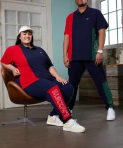 Lacoste UNISEX - Pantalon De Survêtement - Navy Blue/green/red