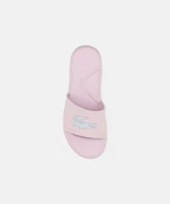 Lacoste SLIDE - Mules - Light Pink White -Lacoste Soldes Magasin bc729db818724c97b096509956b67542