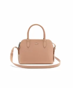 Lacoste À POIGNÉES - Sac à Main - Amande