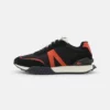 Lacoste DELUXE - Baskets Basses - Black/orange