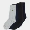Lacoste 5 PACK - Chaussettes - Navy Blue/silver Chine/black