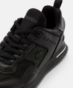 Lacoste COURT BREAK - Baskets Basses - Blk/slv -Lacoste Soldes Magasin bd75934f14864edabe5dfd08995528fb