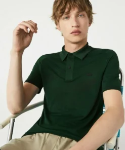 Lacoste MC - Polo - Vert Noir -Lacoste Soldes Magasin bdb9647177d24050acdab76bde2a4084