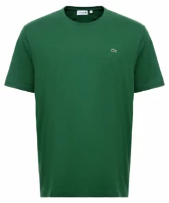 Lacoste T-shirt Basique - Vert -Lacoste Soldes Magasin be9f8dc97a1647b68731d9c6a545b0f9