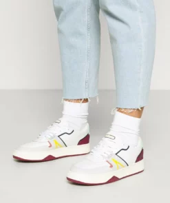 Lacoste Baskets Basses - White/burgundy -Lacoste Soldes Magasin bf36d5893528487a87d7dc48aaea7089