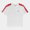 Lacoste T-shirt Imprimé - White/infrared