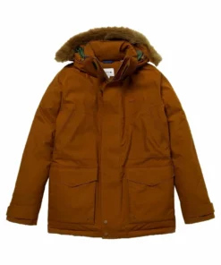 Lacoste Doudoune - Marron / Vert Kaki