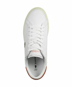 Lacoste POWERCOURT - Baskets Basses - Wht/pnk -Lacoste Soldes Magasin c1a2fc115cae46c3b2f9e50c1476d6af