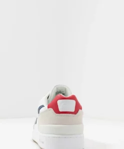 Lacoste T-CLIP - Baskets Basses - White/navy/red -Lacoste Soldes Magasin c1b2d841279c44889f7db6085c2b2bc0