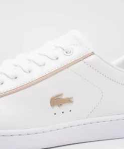 Lacoste CARNABY EVO 118 6 SPW - Baskets Basses - White/gold -Lacoste Soldes Magasin c1bdeba671fe4dbb8576d7b29ce6b736