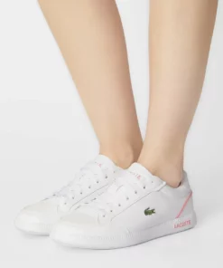 Lacoste GRADUATE CAP - Baskets Basses - White/dark Pink