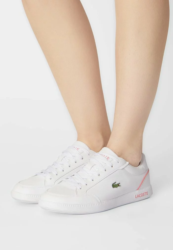 Lacoste GRADUATE CAP - Baskets Basses - White/dark Pink 1 Lacoste GRADUATE CAP - Baskets Basses - White/dark Pink