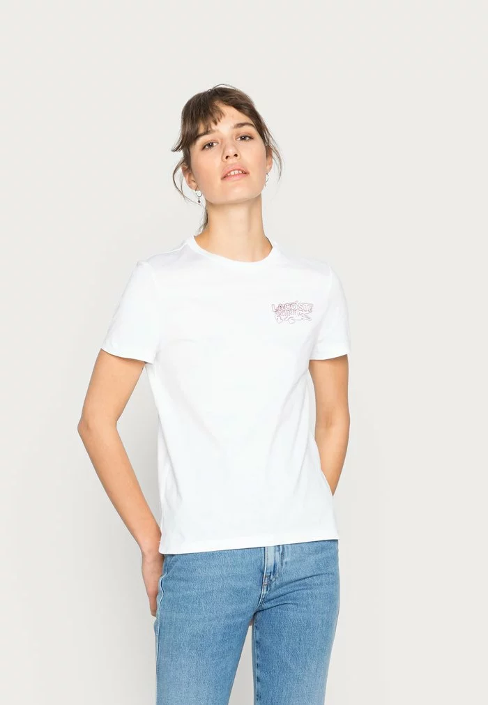 Lacoste T-shirt Imprimé - White 1 Lacoste T-shirt Imprimé - White