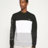 Lacoste Sweatshirt - Black/white Silver Chine