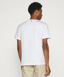 Lacoste T-shirt Imprimé - White -Lacoste Soldes Magasin c4c64268fec04d50a99ba73debf4099a