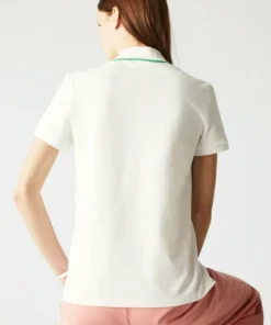 Lacoste Polo - Blanc / Vert -Lacoste Soldes Magasin c4f3850b407d4df187a000b85bb5dcd2
