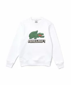 Lacoste MINECRAFT - Sweatshirt - Blanc -Lacoste Soldes Magasin c97f629e82524470ae99a2b0f5411a72