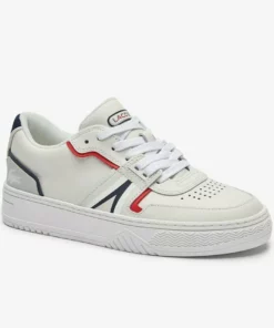 Lacoste Baskets Basses - Wht/nvy/red
