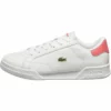 Lacoste Baskets Basses - Wht/dk Pnk