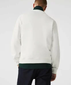 Lacoste Sweatshirt - Blanc -Lacoste Soldes Magasin cabdbb47e86f4e35a39deb7ab05006c9