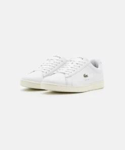 Lacoste CARNABY EVO - Baskets Basses - White/dark Green -Lacoste Soldes Magasin cb42a05d2d4f49e585f40da748f1183f