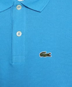 Lacoste BOY SHORT SLEEVED RIBBED COLLAR - Polo - Ibiza -Lacoste Soldes Magasin cc72e3f721094c53b326427e7f75a1c1