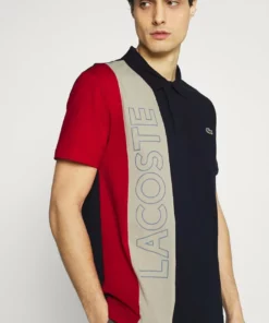 Lacoste Polo - Marine/naturel Clair/rouge -Lacoste Soldes Magasin cd4801ab4cbb441b8242dd2c607959d3